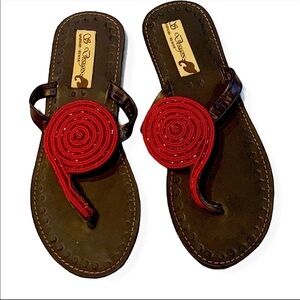 S designs nairobi kenya beaded leather san…